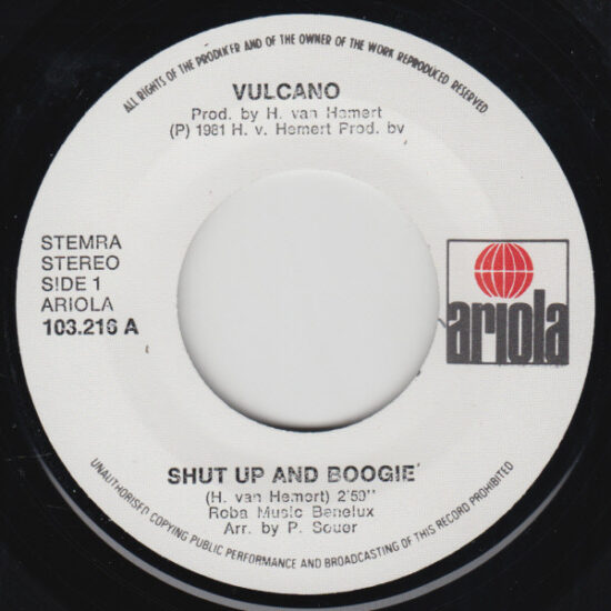 Vulcano (2) - Shut Up And Boogie