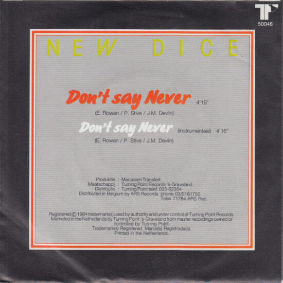 New Dice - Don't Say Never