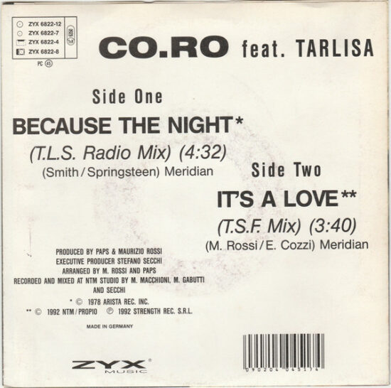 Co.Ro. - Because The Night