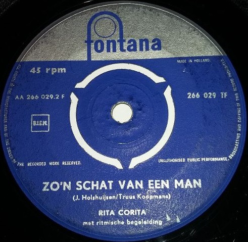 Rita Corita - Koffie! / Zo'n Schat Van Een Man