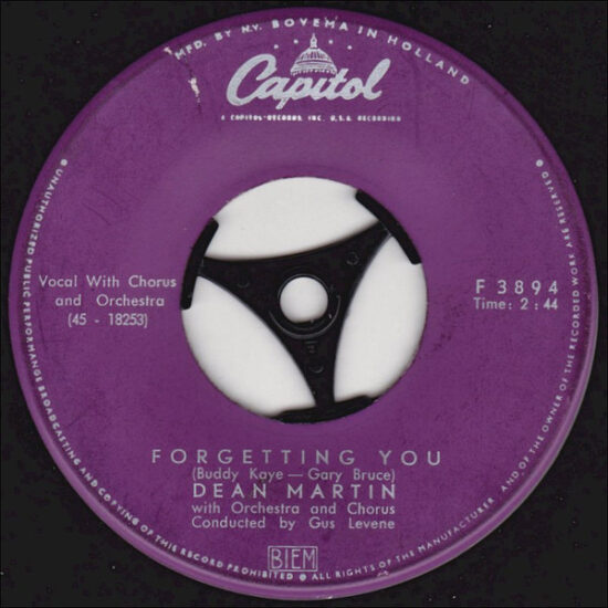 Dean Martin - Return To Me / Forgetting You