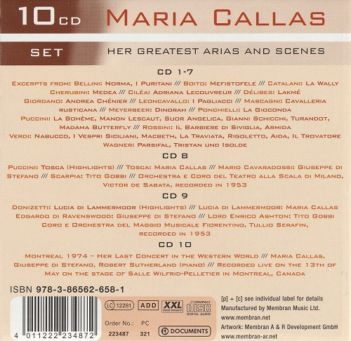 Maria Callas - Her Greatest Arias And Scenes