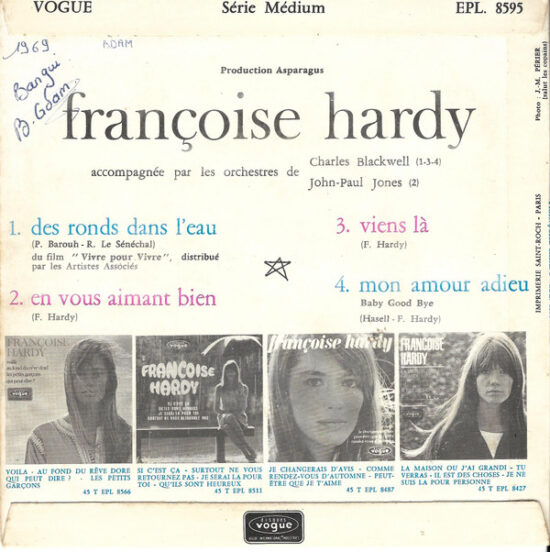 Françoise Hardy - Des Ronds Dans L'eau