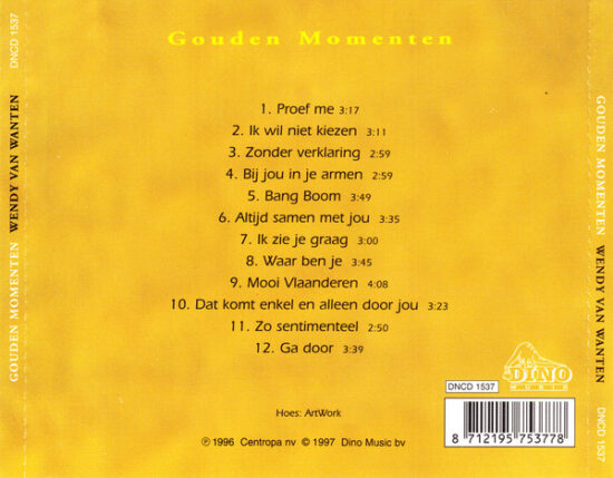 Wendy Van Wanten - Gouden Momenten