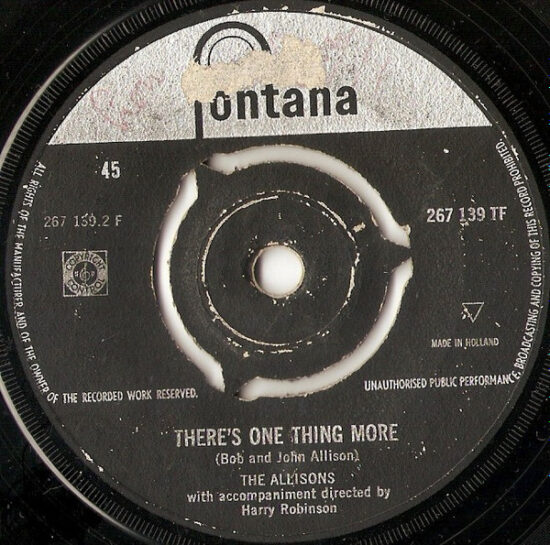 The Allisons - Are You Sure