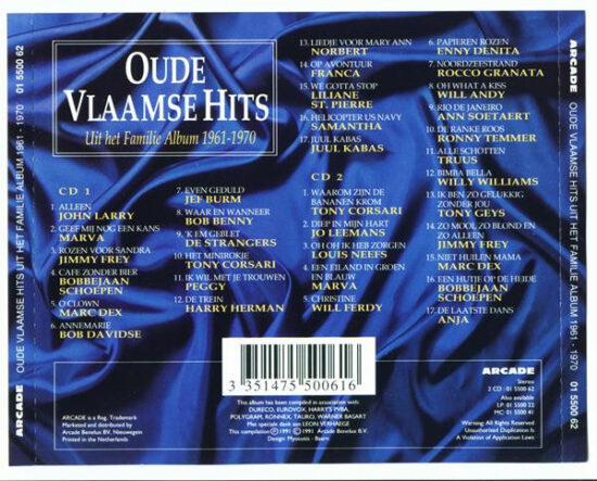 Various - Oude Vlaamse Hits Uit Het Familie Album 1961 - 1970