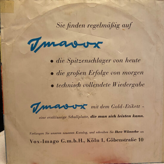 Vera Reim - Ich Will Keine Schokolade / Teenager Tango