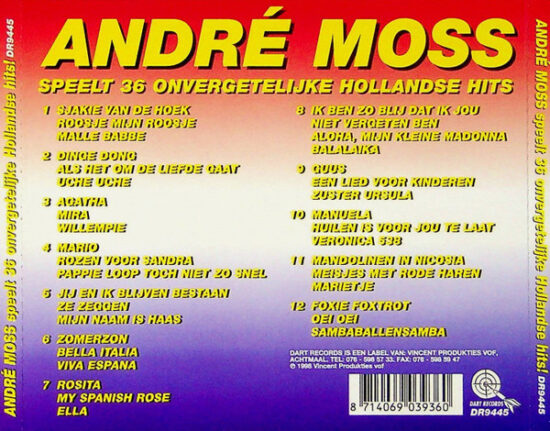 André Moss - Speelt 36 Onvergetelijke Hollandse Hits