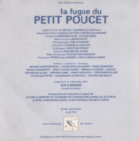 Various - La Fugue Du Petit Poucet - Conte Musical