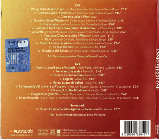 Various - Grazie Maestro! - Uno Speciale Tributo A Ennio Morricone