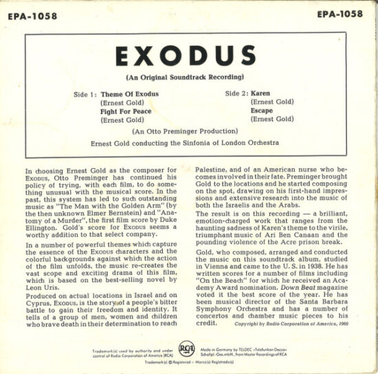Ernest Gold - Exodus