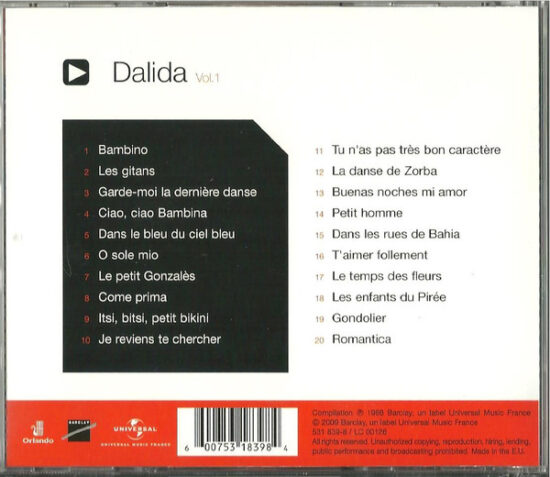 Dalida - Master Serie Vol. 1