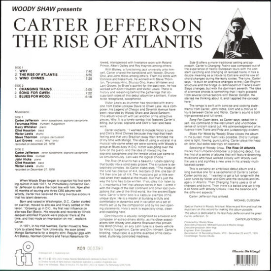 Carter Jefferson - The Rise Of Atlantis
