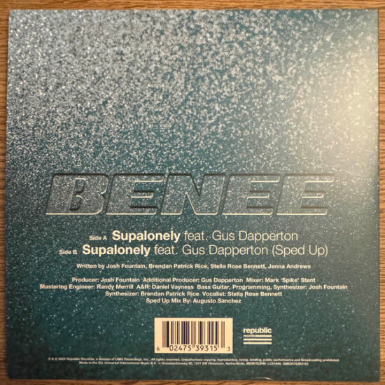 BENEE, Gus Dapperton - Supalonely