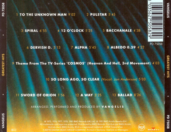 Vangelis - Greatest Hits