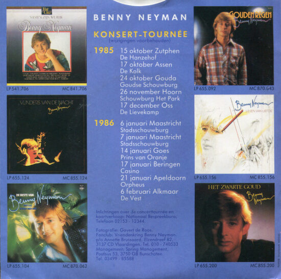 Benny Neyman - Zolang Je Bij Me Bent