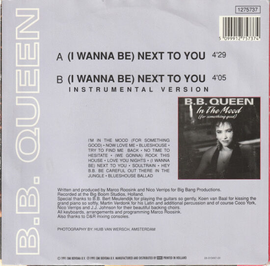 B.B. Queen - (I Wanna Be) Next To You