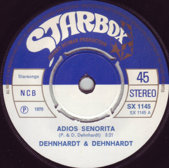 Dehnhardt & Dehnhardt - Adios Señorita