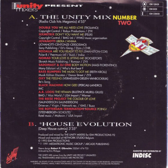 The Unity Mixers - The Unity Mix Number Two