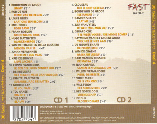 Various - 30 Kleinkunst Klassiekers Deel 4