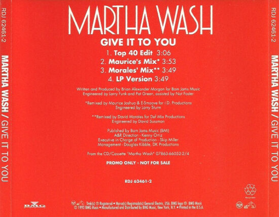 Martha Wash - Give It To You