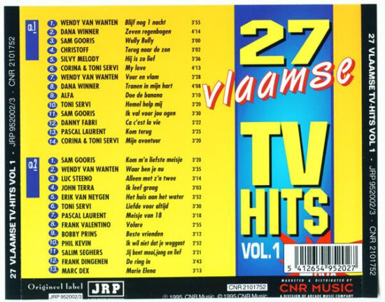 Various - 27 Vlaamse TV Hits Vol. 1