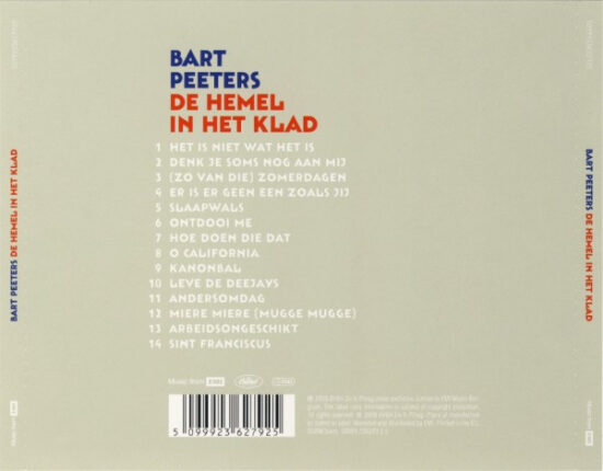 Bart Peeters - De Hemel In Het Klad
