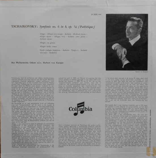 Pyotr Ilyich Tchaikovsky - Symfonie No. 6 In B, Op. 74 (Pathetique)