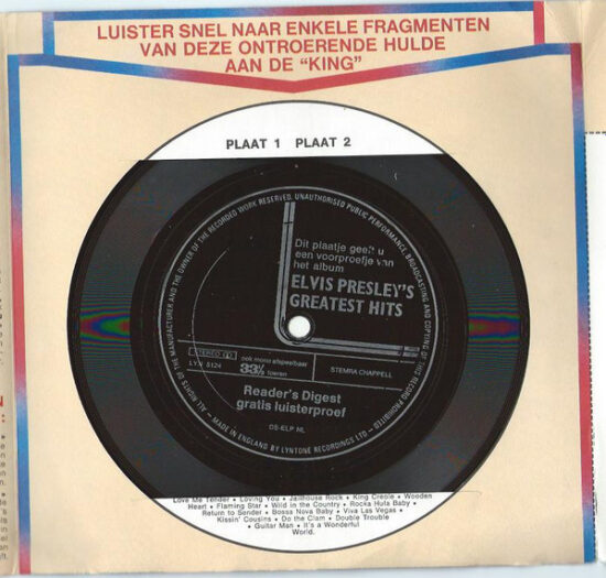 Elvis Presley - Een Levende Herinnering Aan "The King Of Rock 'N Roll"