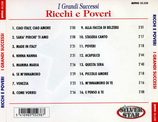Ricchi E Poveri - I Grandi Successi