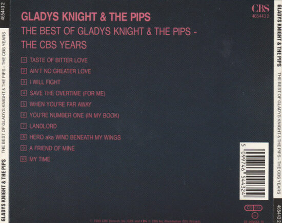 Gladys Knight And The Pips - The Best Of Gladys Knight & The Pips - The CBS Years