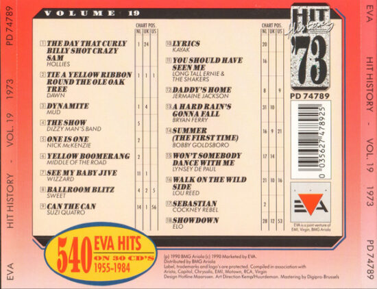 Various - Hit History '73 - Volume 19