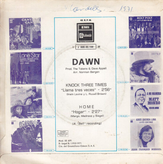 Dawn (5) - Knock Three Times