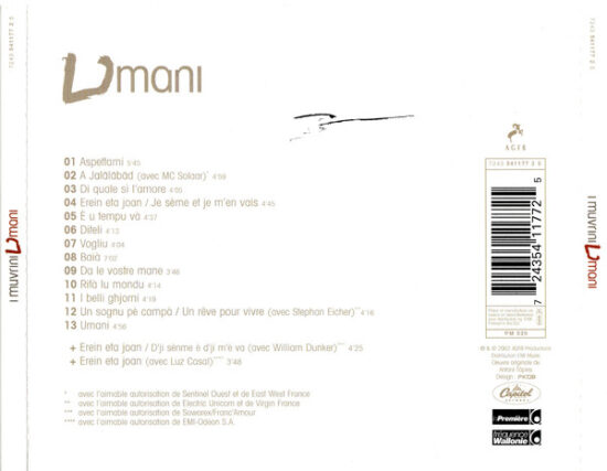 I Muvrini - Umani
