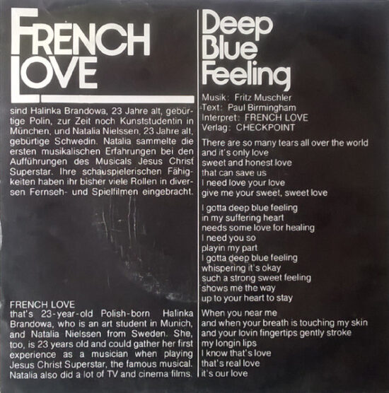 French Love - Deep Blue Feeling