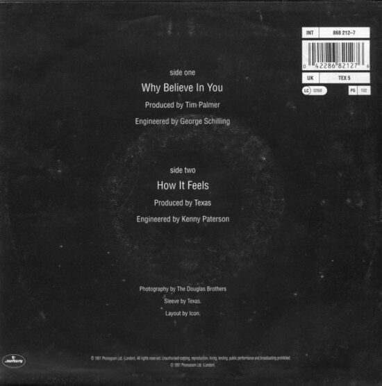 Texas - Why Believe In You