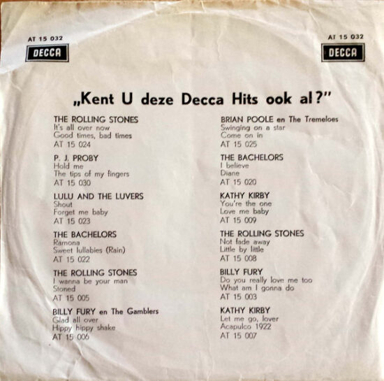 The Rolling Stones - Tell Me / Come On