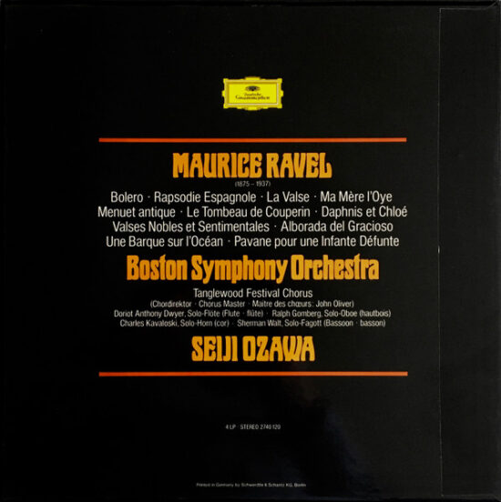 Maurice Ravel - Orchestermusik = Orchestral Works = L'Œuvre Symphonique