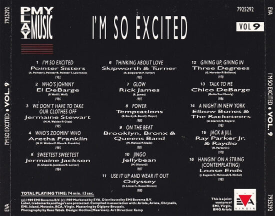 Various - Play My Music Vol 9 - I'm So Excited
