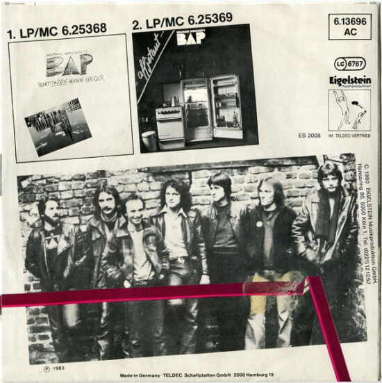 BAP - Chauvi Rock / Wahnsinn