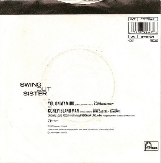 Swing Out Sister - You On My Mind