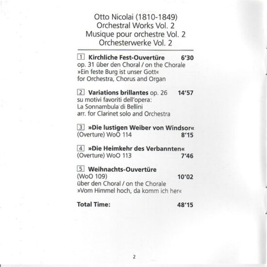 Siegerland Orchestra - Orchestral Works Vol. 2