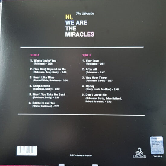 The Miracles - Hi, We Are The Miracles