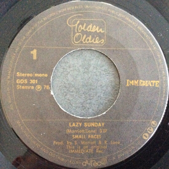 Small Faces - Lazy Sunday