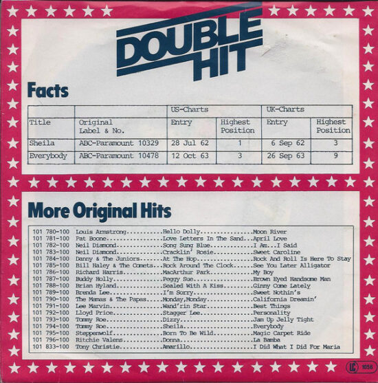 Tommy Roe - Sheila / Everybody