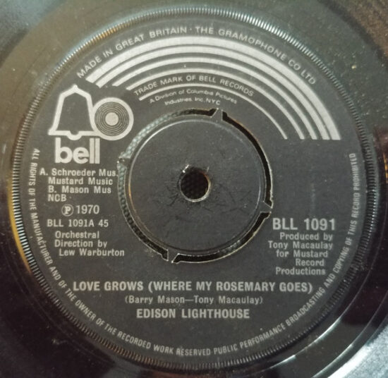 Edison Lighthouse - Love Grows (Where My Rosemary Goes)