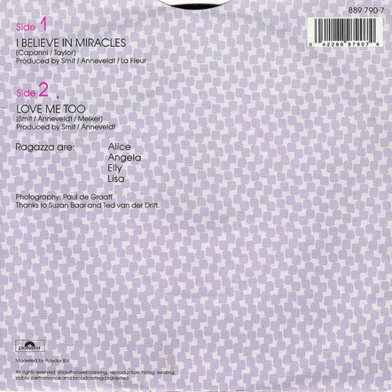 Ragazza (5) - I Believe In Miracles