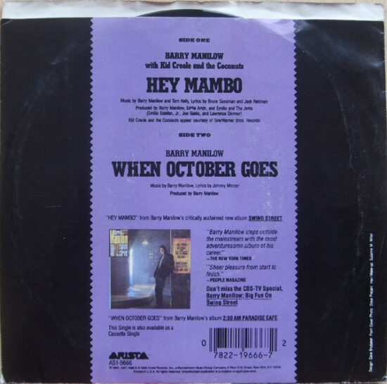 Barry Manilow - Hey Mambo
