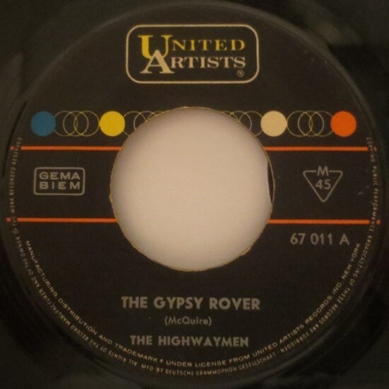 The Highwaymen* - The Gypsy Rover / Cotton Fields