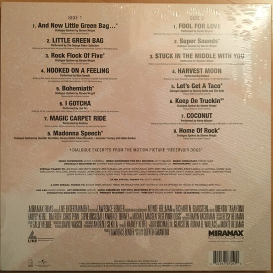 Various - Reservoir Dogs (Original Motion Picture Soundtrack)
